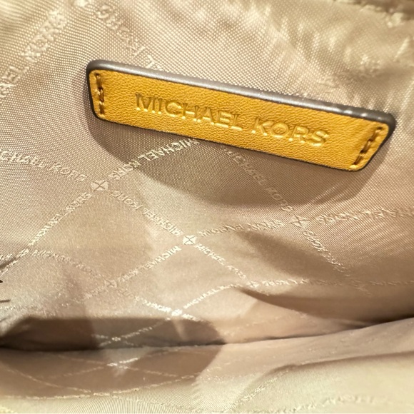 Michael Kors Mercer Satchel Shoulder Crossbody Bag MK Deer Multi Colorblock - Picture 10 of 14